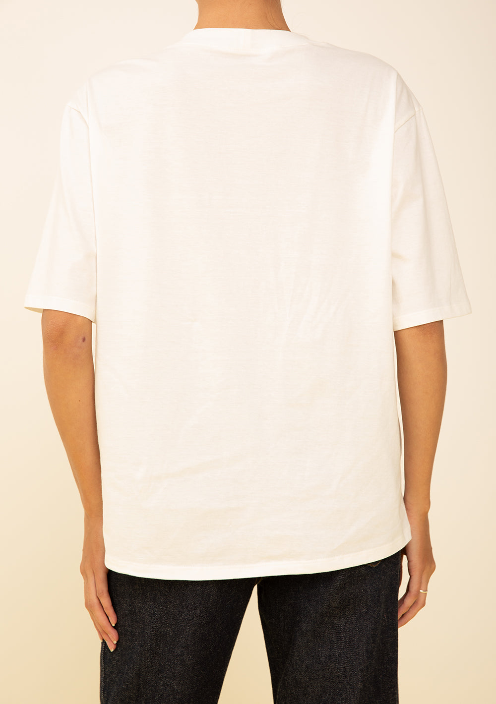 T-Shirt Suelta Escote Redondo Mangas Cortas