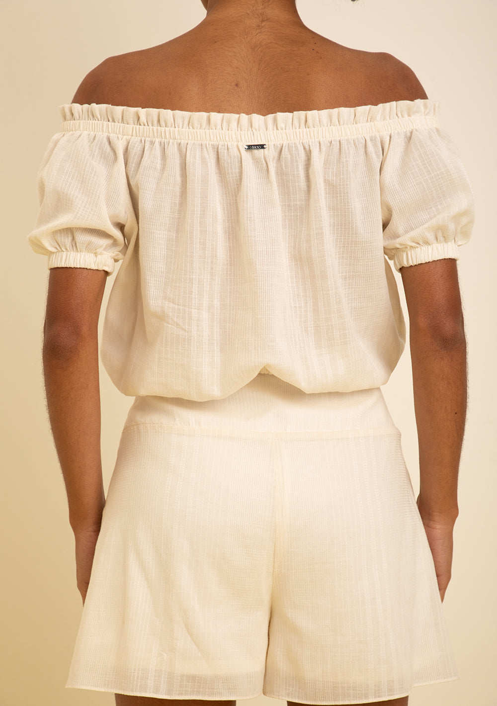 Blusa Suelta Off Shoulder Manga 7/8