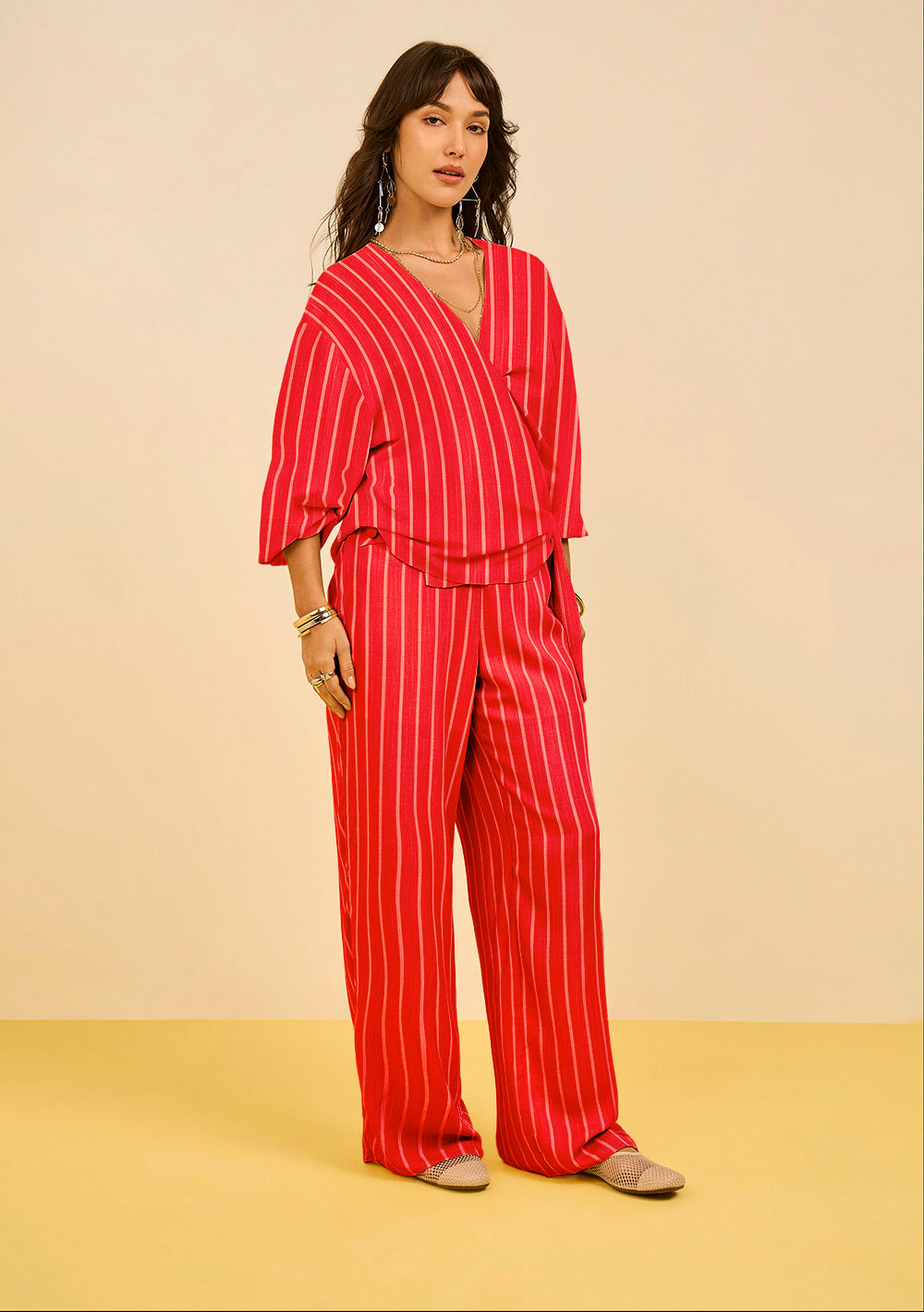 Pantalón Palazzo Tiro Alto