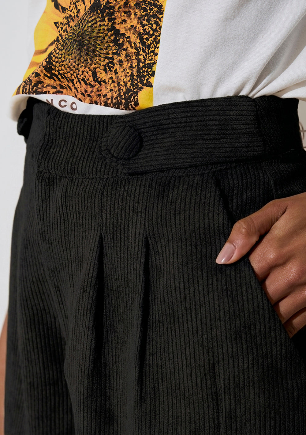 Shorts Recto Tiro Alto