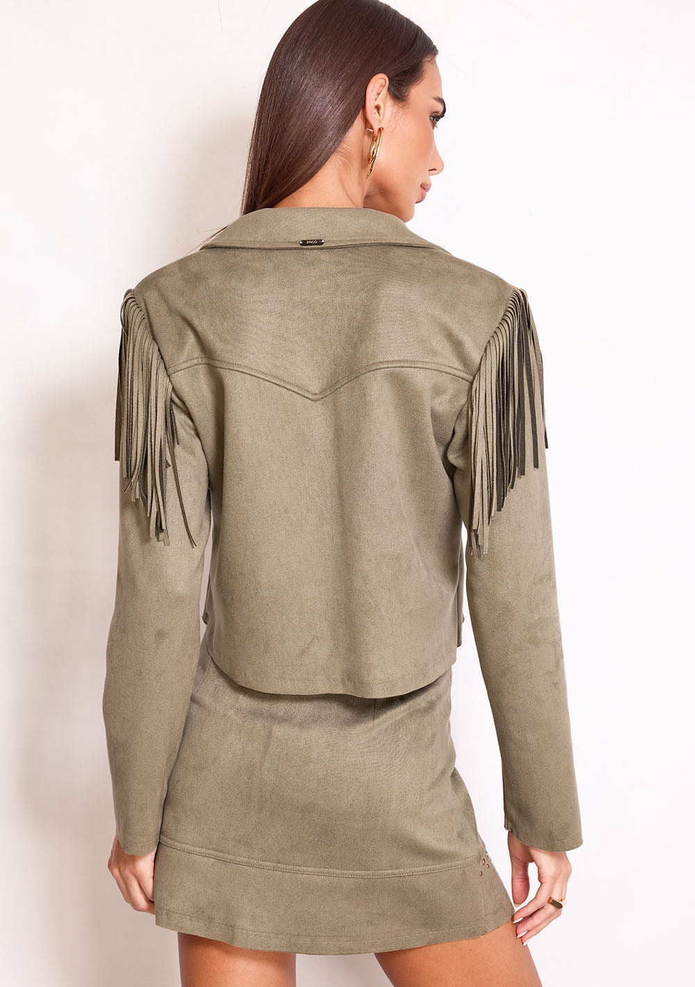 Chaqueta Suelta Mangas Largas