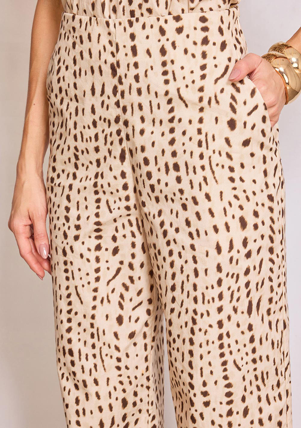 Pantalón Recto Tiro Alto
