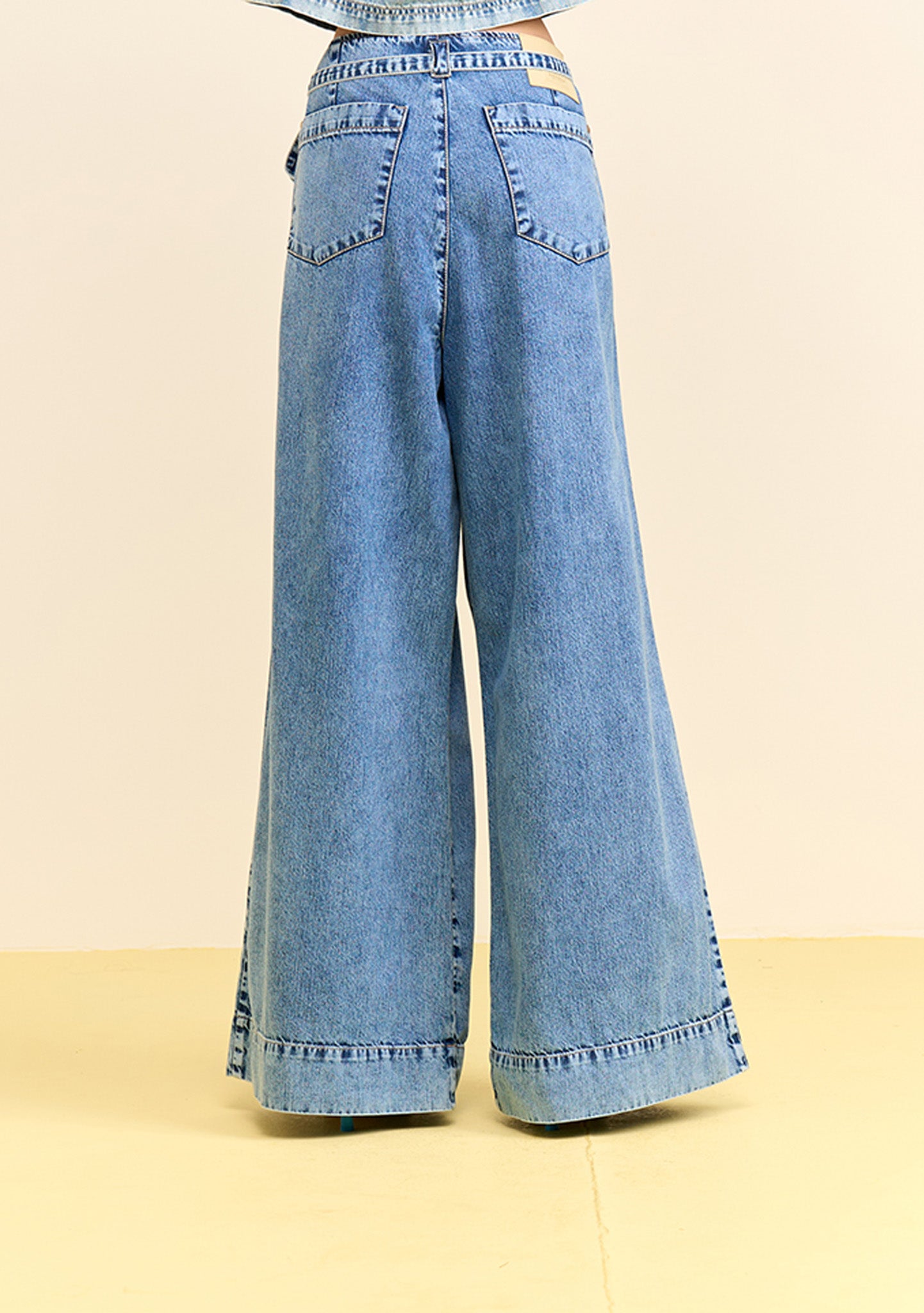 Pantalón Pantalona Tiro Alto
