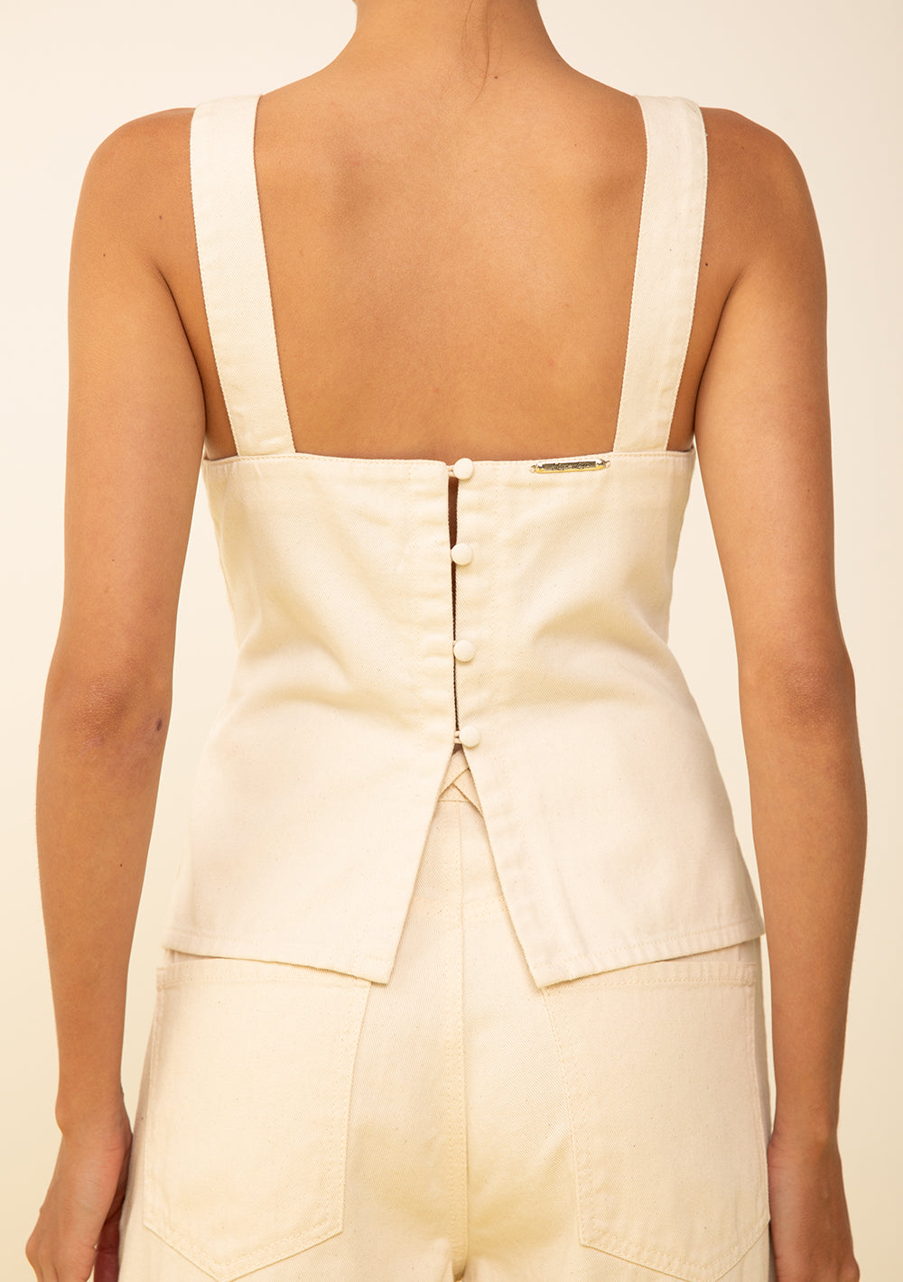 Camisilla Ajustada Escote Cuadrado