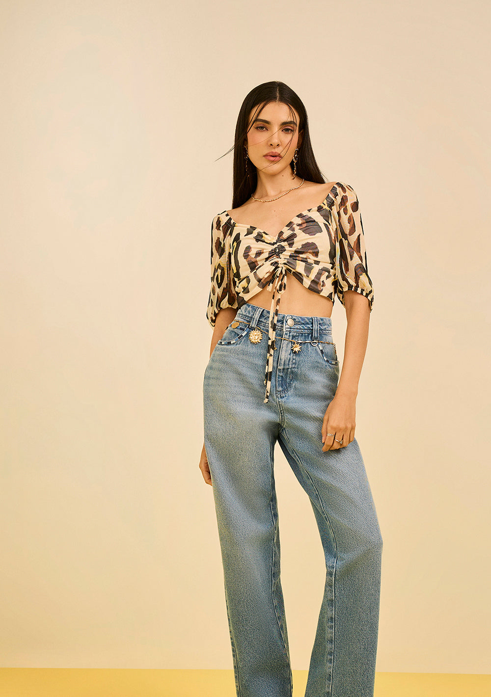 Jeans Recto Tiro Medio