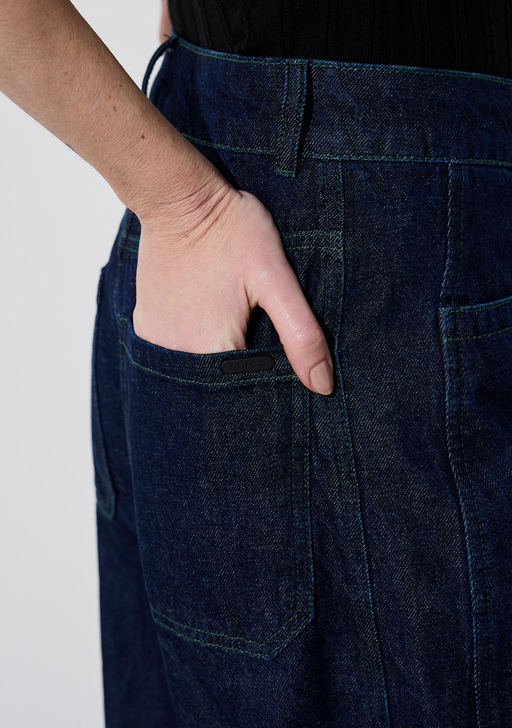 Pantalón Jeans Mom Tiro Alto