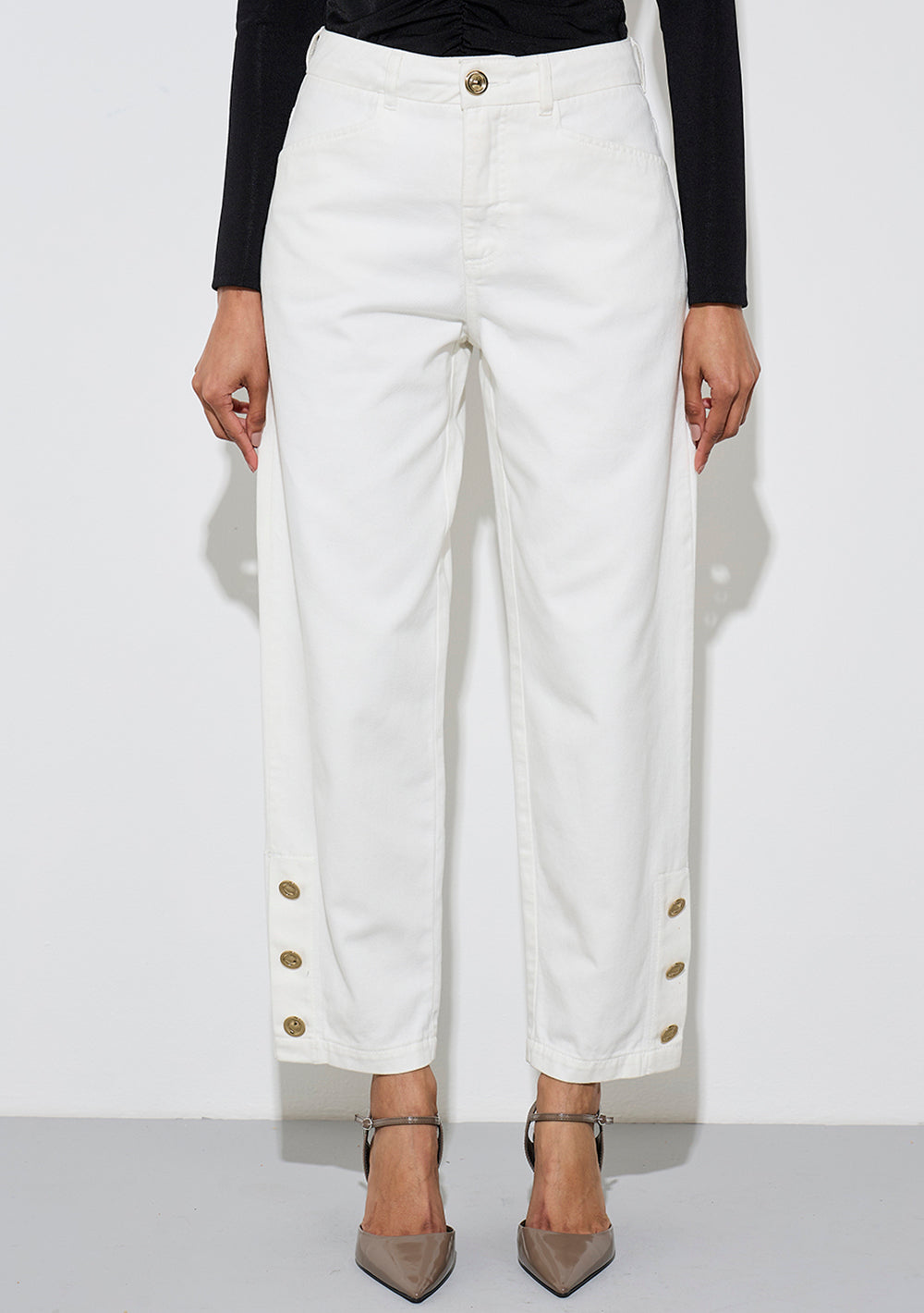 Pantalón Carrot Tiro Alto