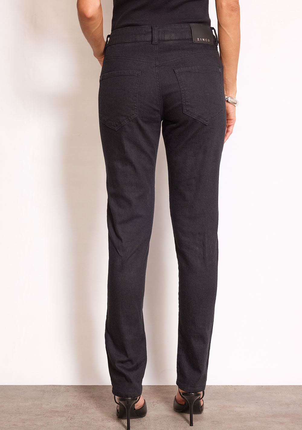 Jeans Skinny Tiro Medio