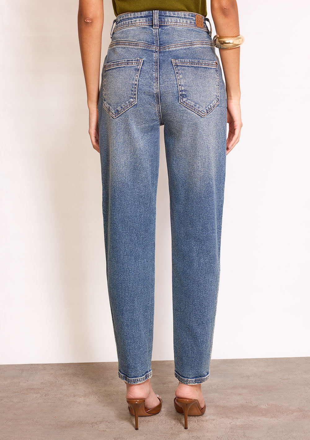 Jeans Recto Tiro Alto