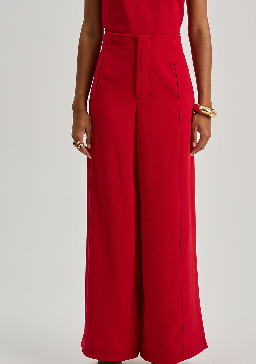 Pantalón Wide Tiro Alto