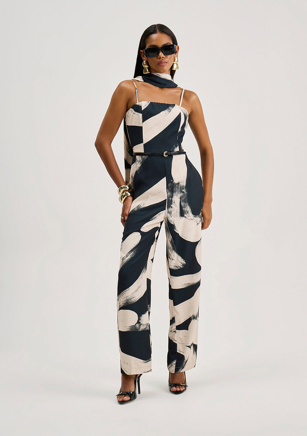 Enterizo Ajustado Escote Redondo