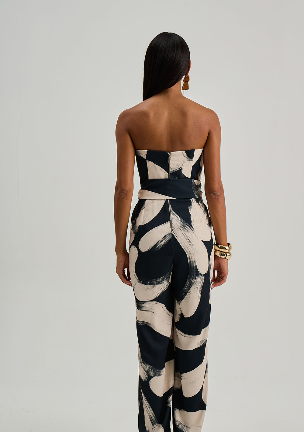 Enterizo Ajustado Escote Redondo