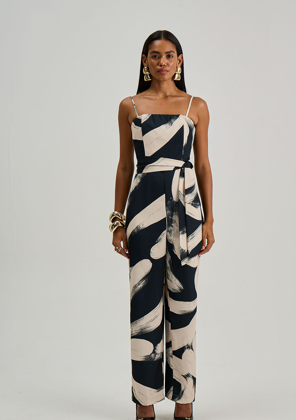 Enterizo Ajustado Escote Redondo