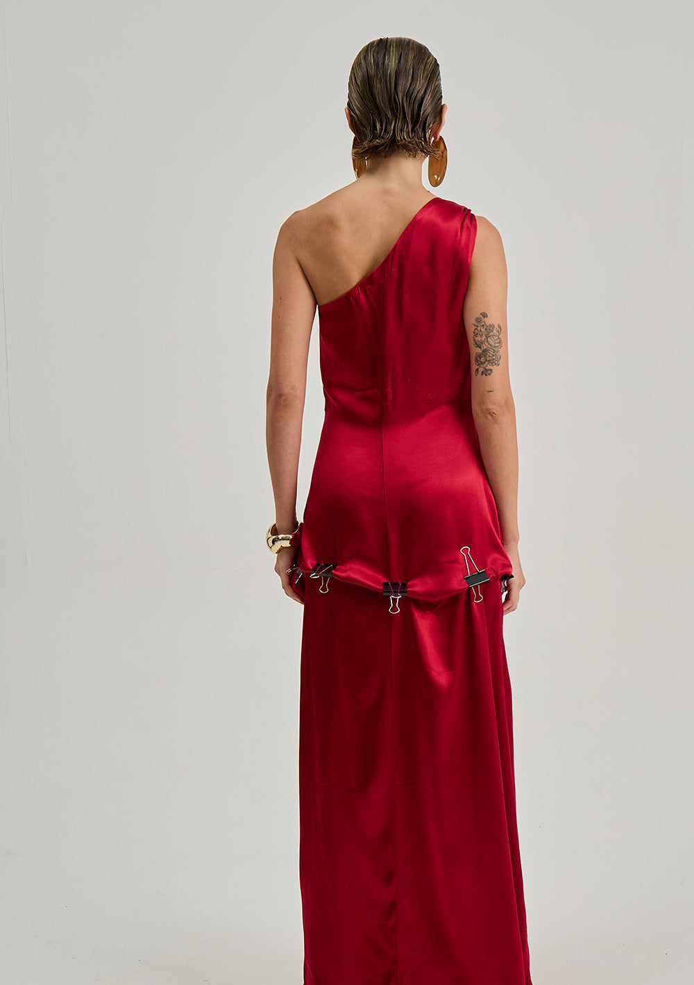 Vestido Suelto De Un Hombro