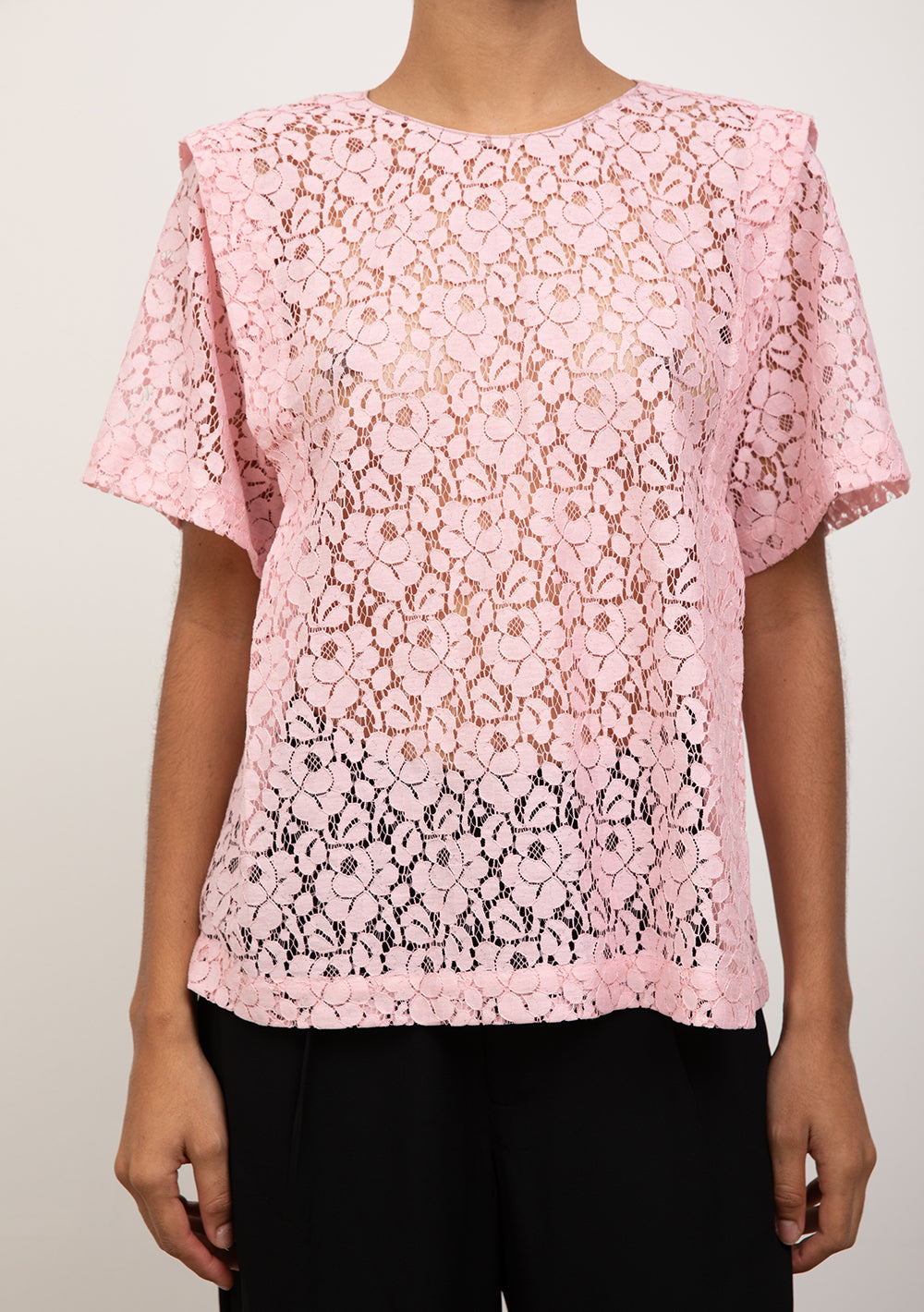 T-Shirt Suelta Escote Redondo Mangas Cortas
