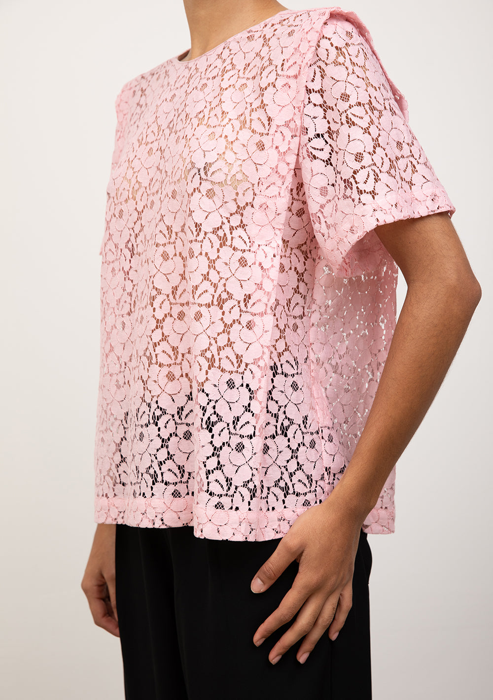 T-Shirt Suelta Escote Redondo Mangas Cortas