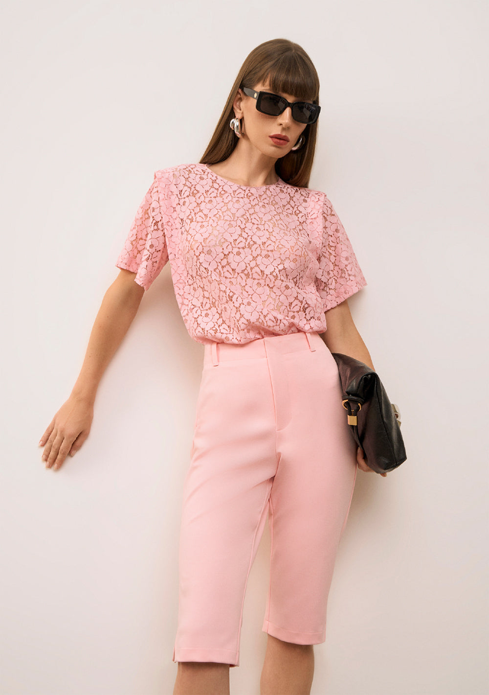 Pantalón Capri Tiro Alto