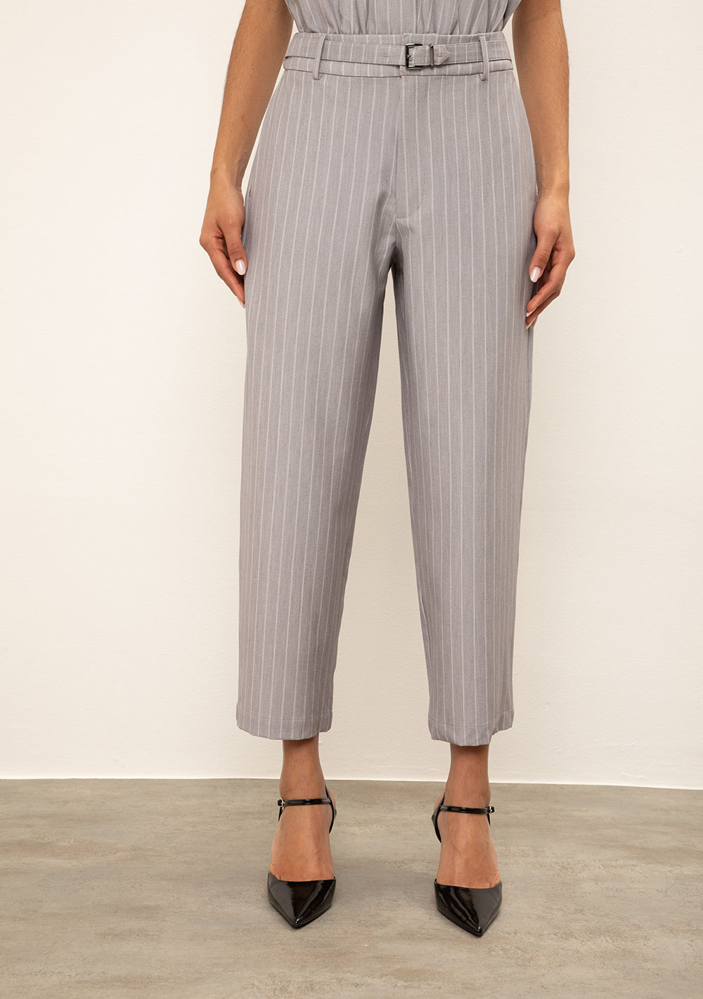 Pantalón Recto Tiro Alto