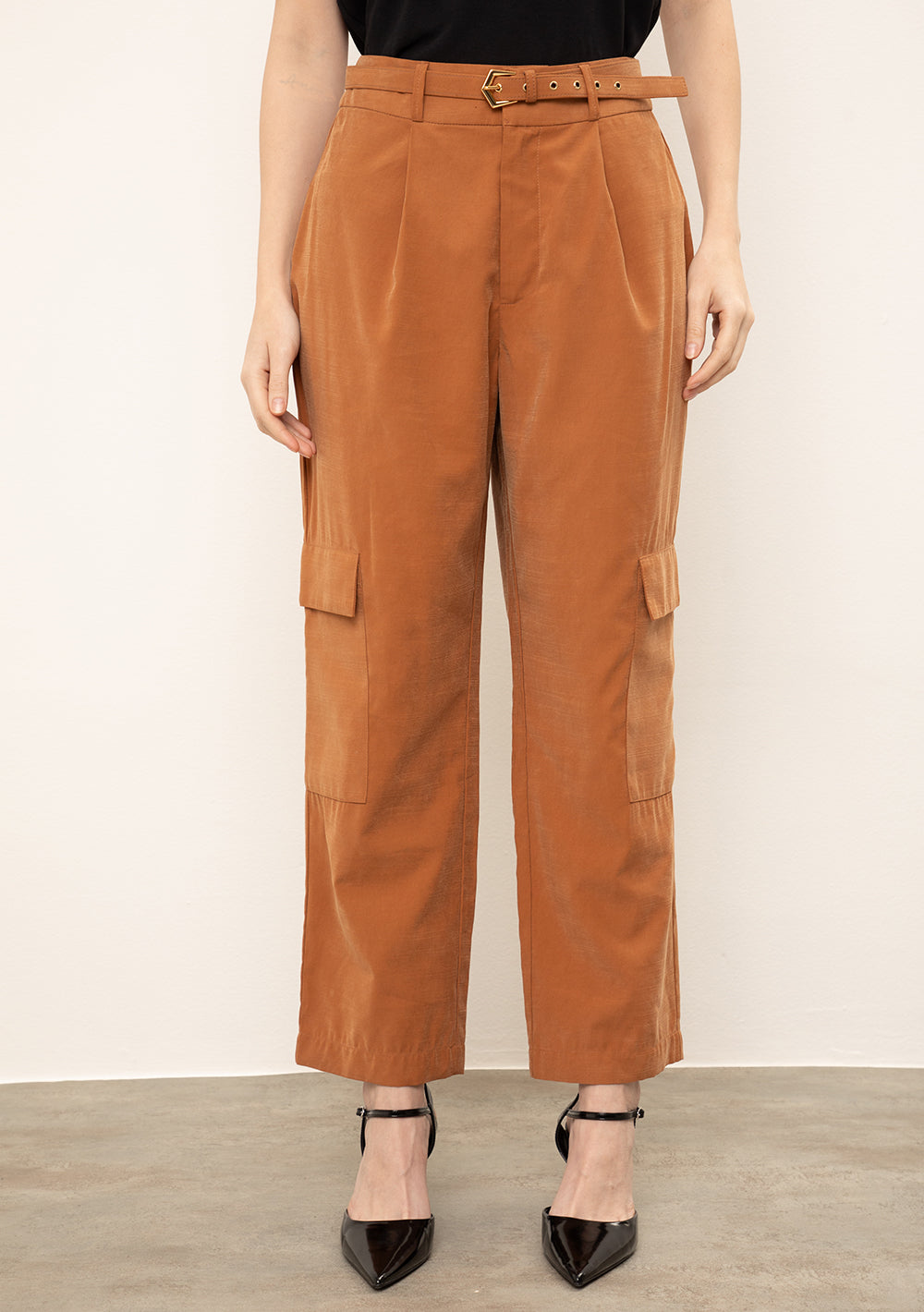 Pantalón Cargo Tiro Alto