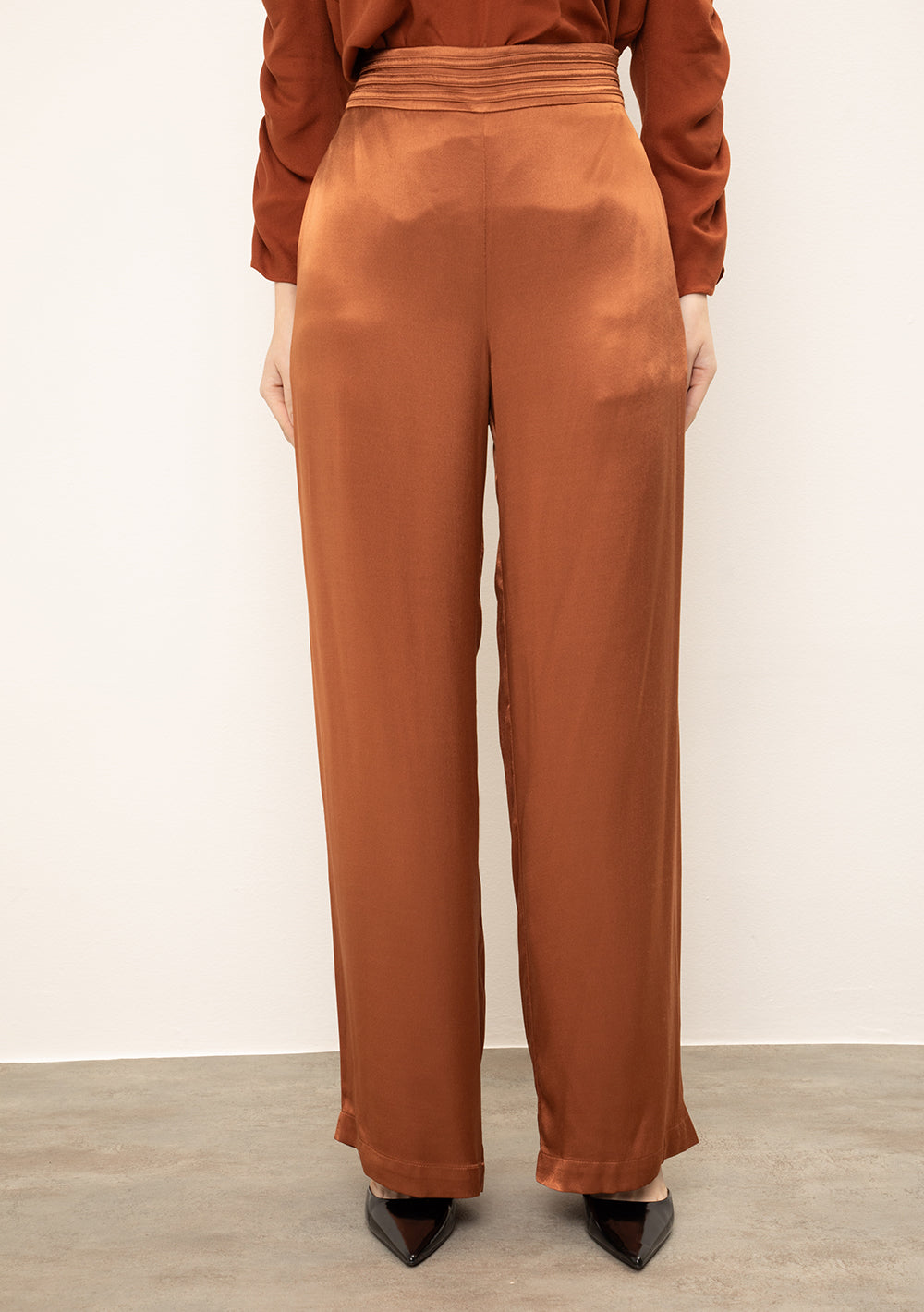 Pantalón Wide Tiro Alto