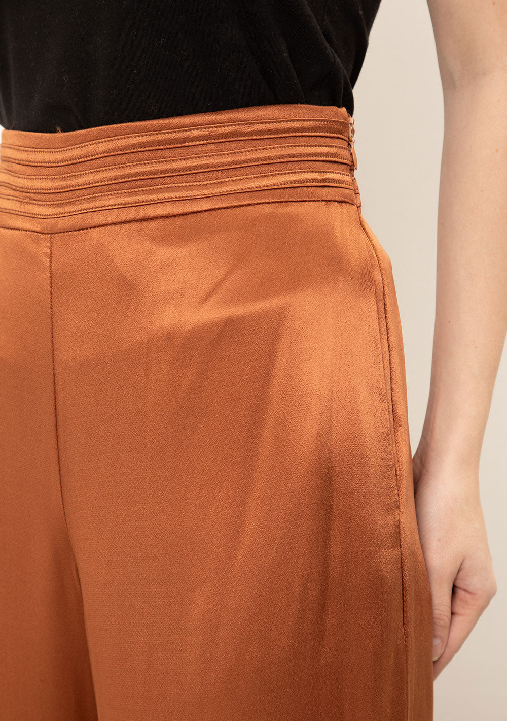Pantalón Wide Tiro Alto