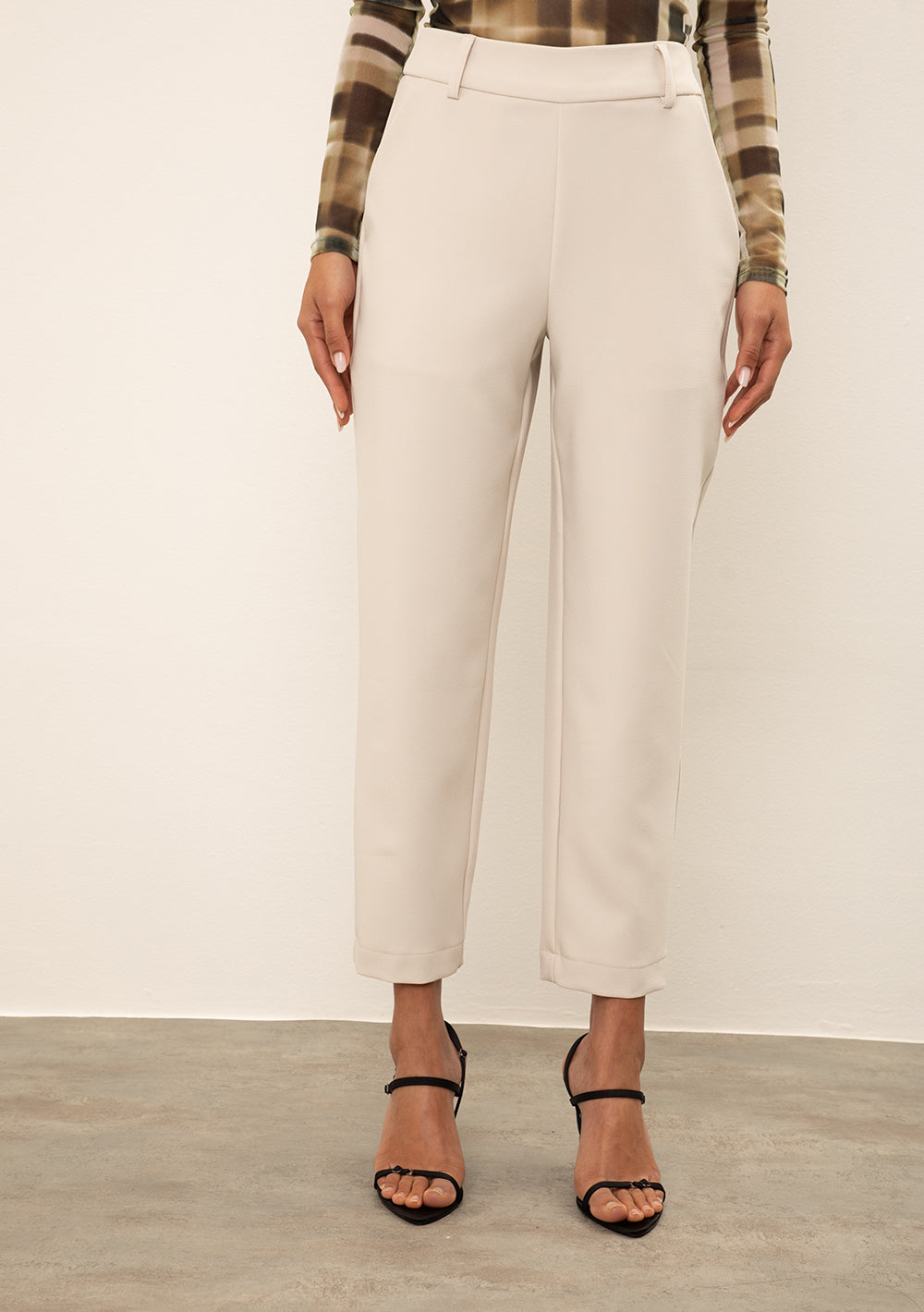 Pantalón Slim Tiro Alto
