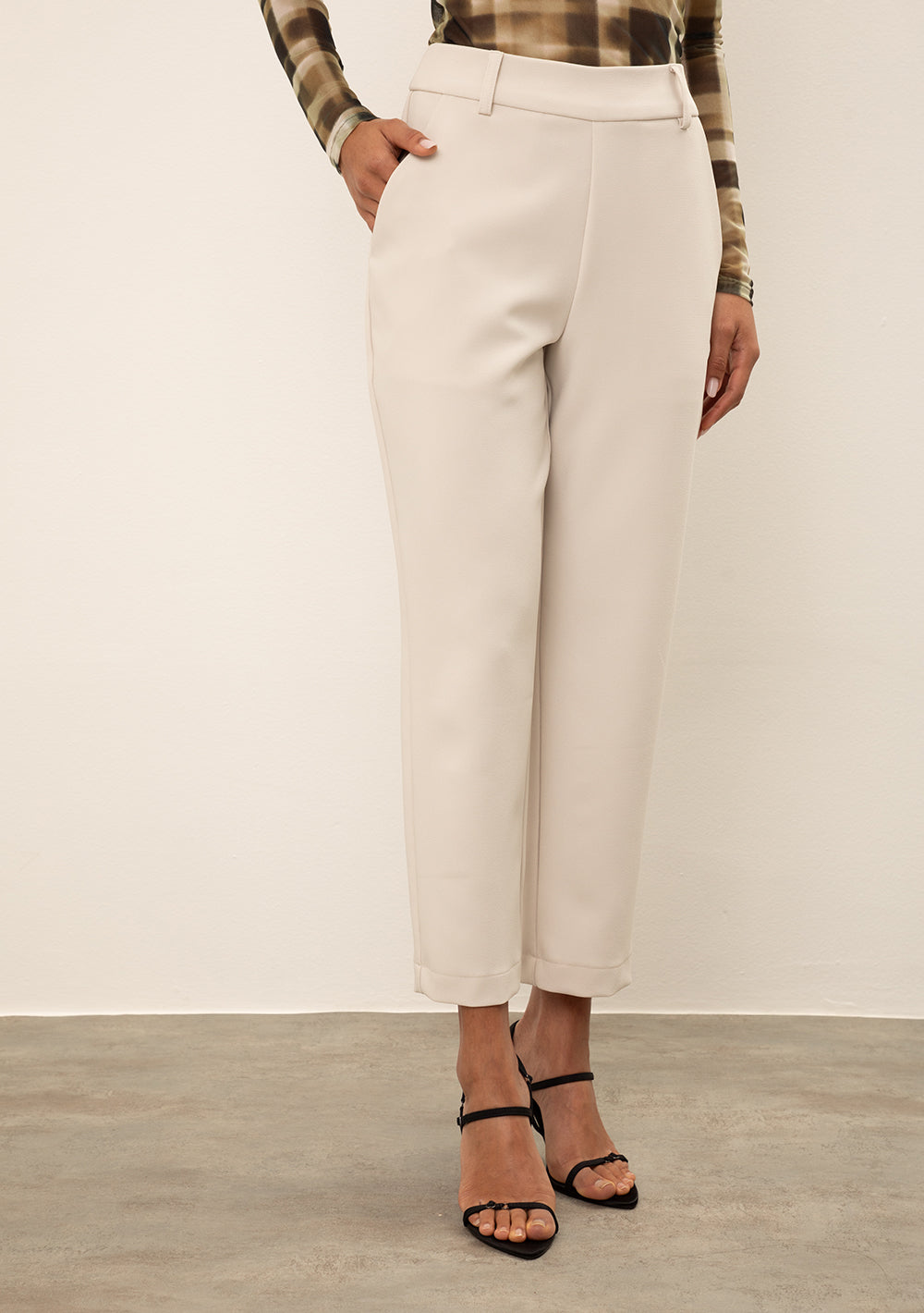 Pantalón Slim Tiro Alto