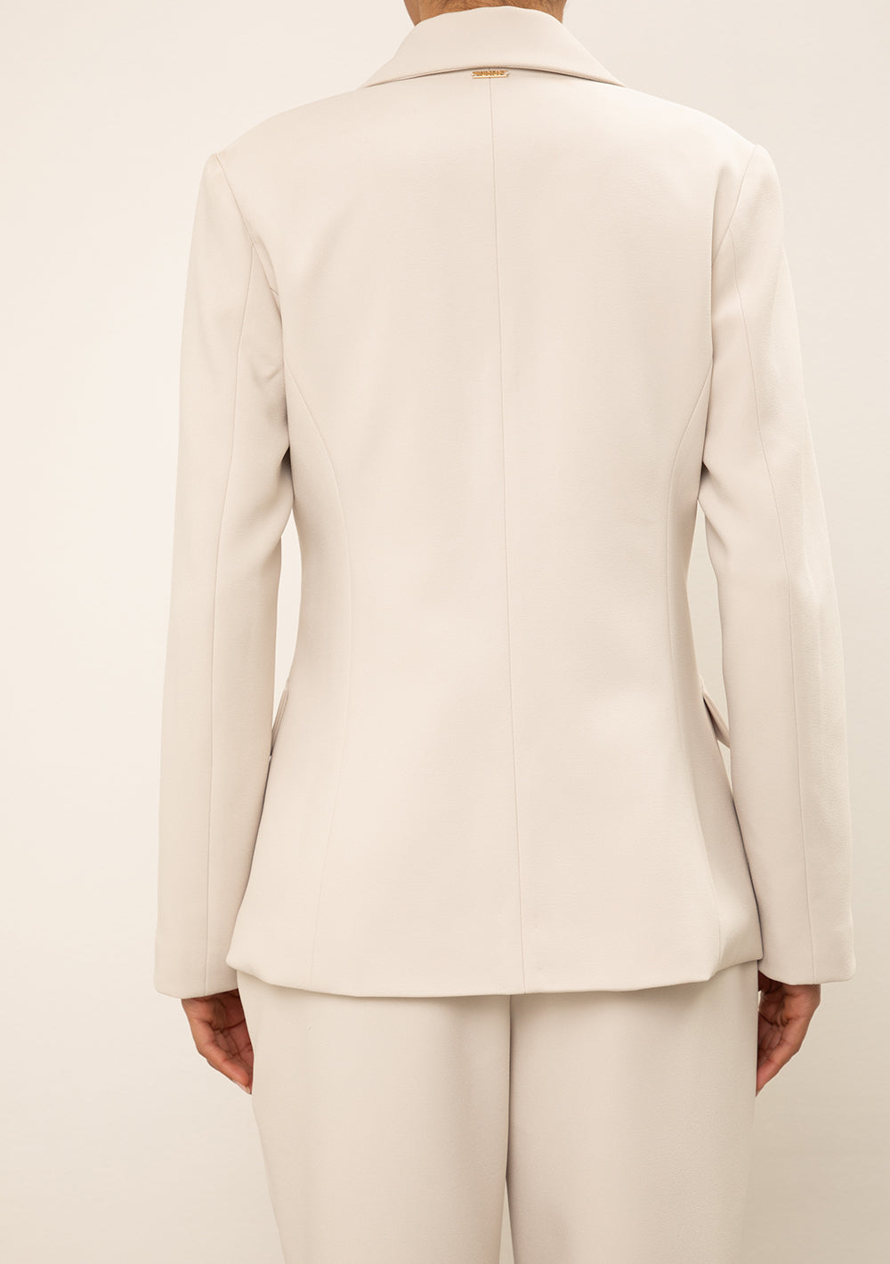 Blazer Ajustado Mangas Largas