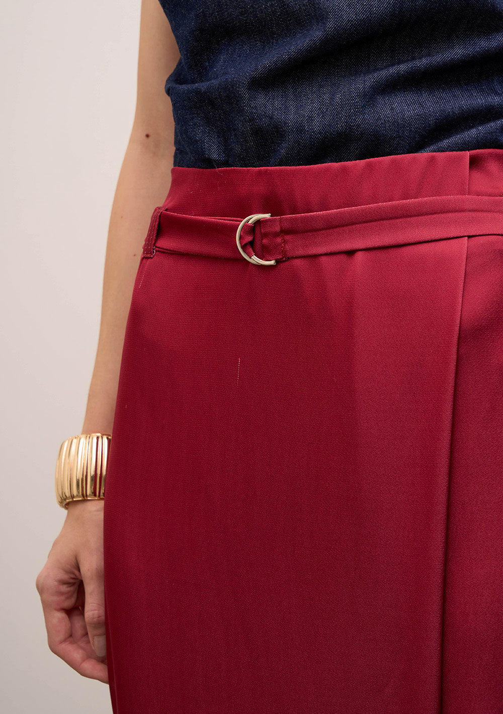 Pantalón Wide Leg Tiro Alto