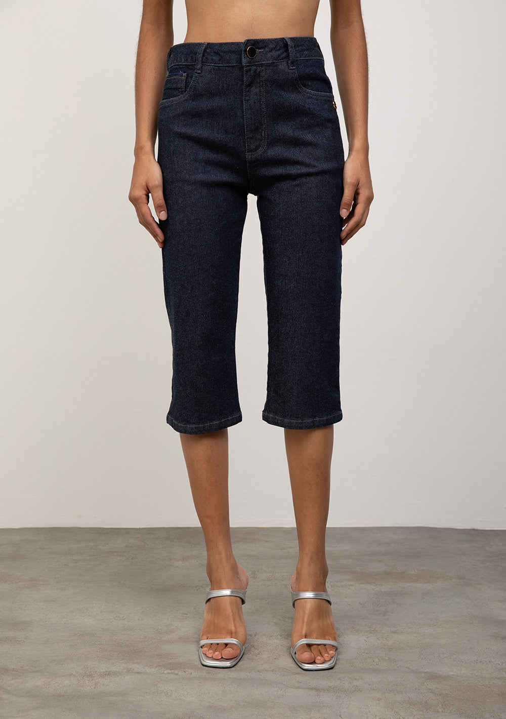 Pantalón Capri Tiro Alto