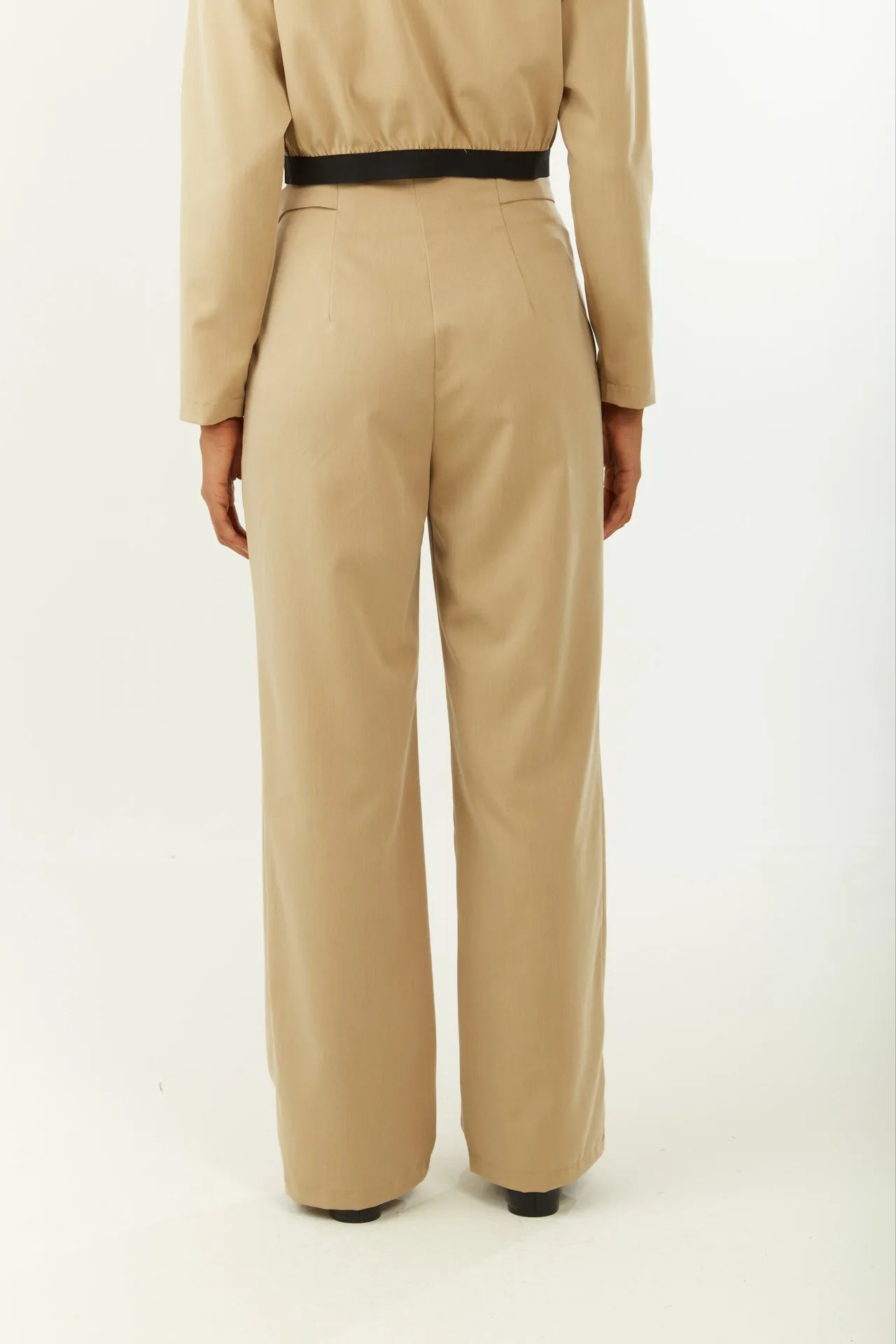 Pantalón Recto Tiro Alto