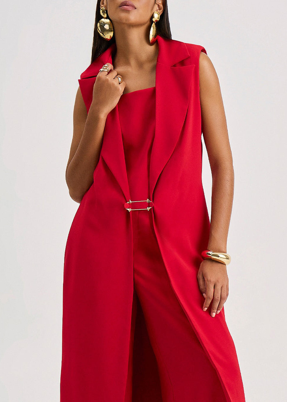 Chaleco Suelto Sin Mangas