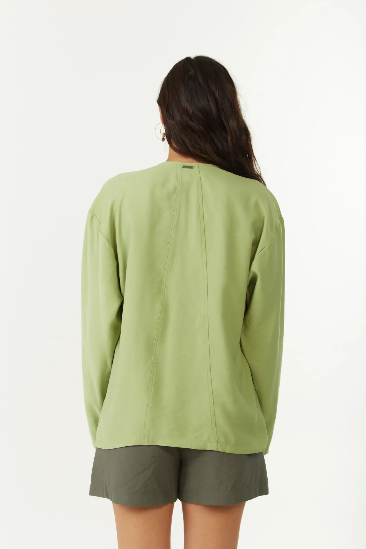 Blazer Ajustado Mangas Largas