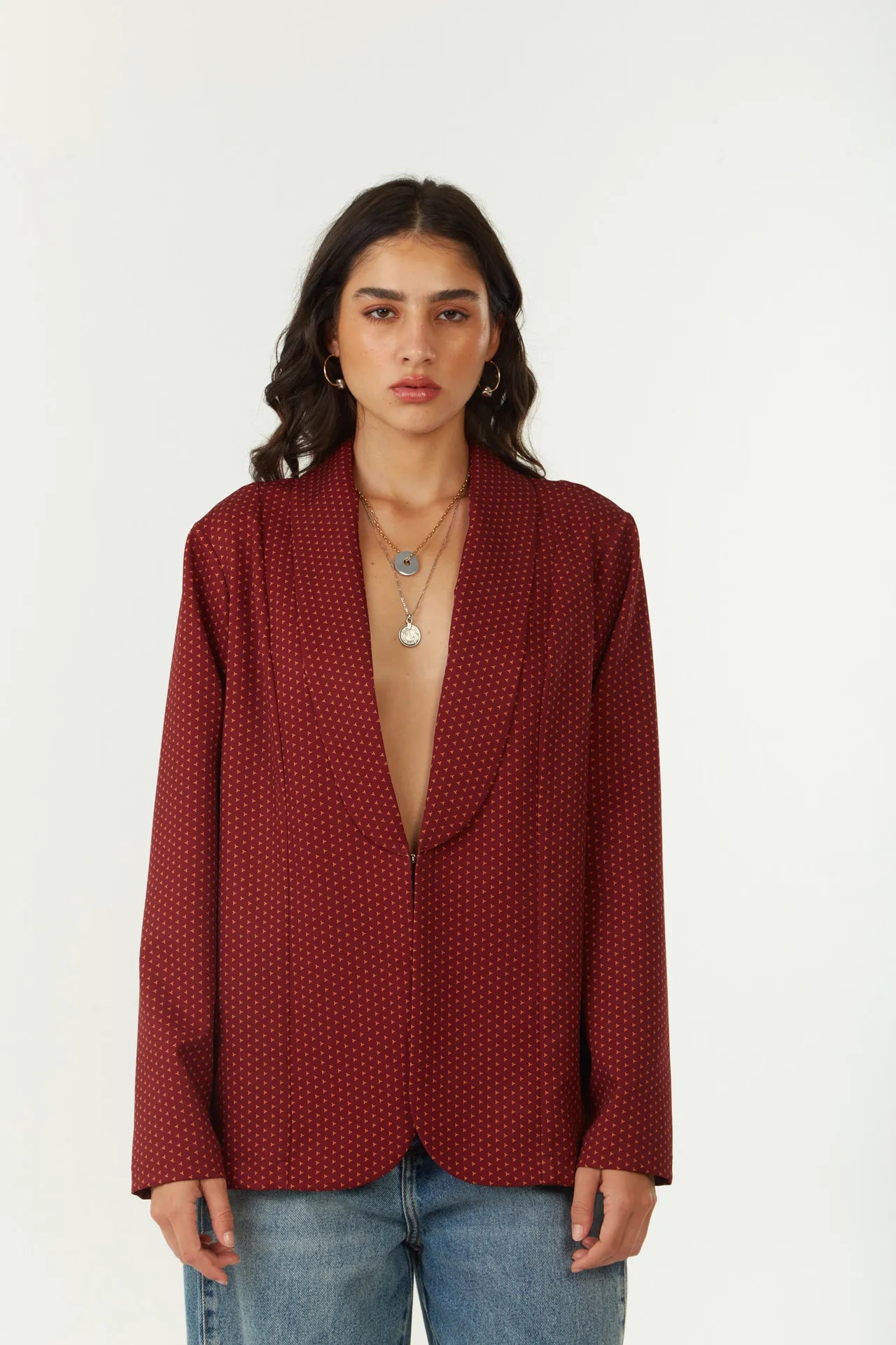 Blazer Oversized Mangas Largas