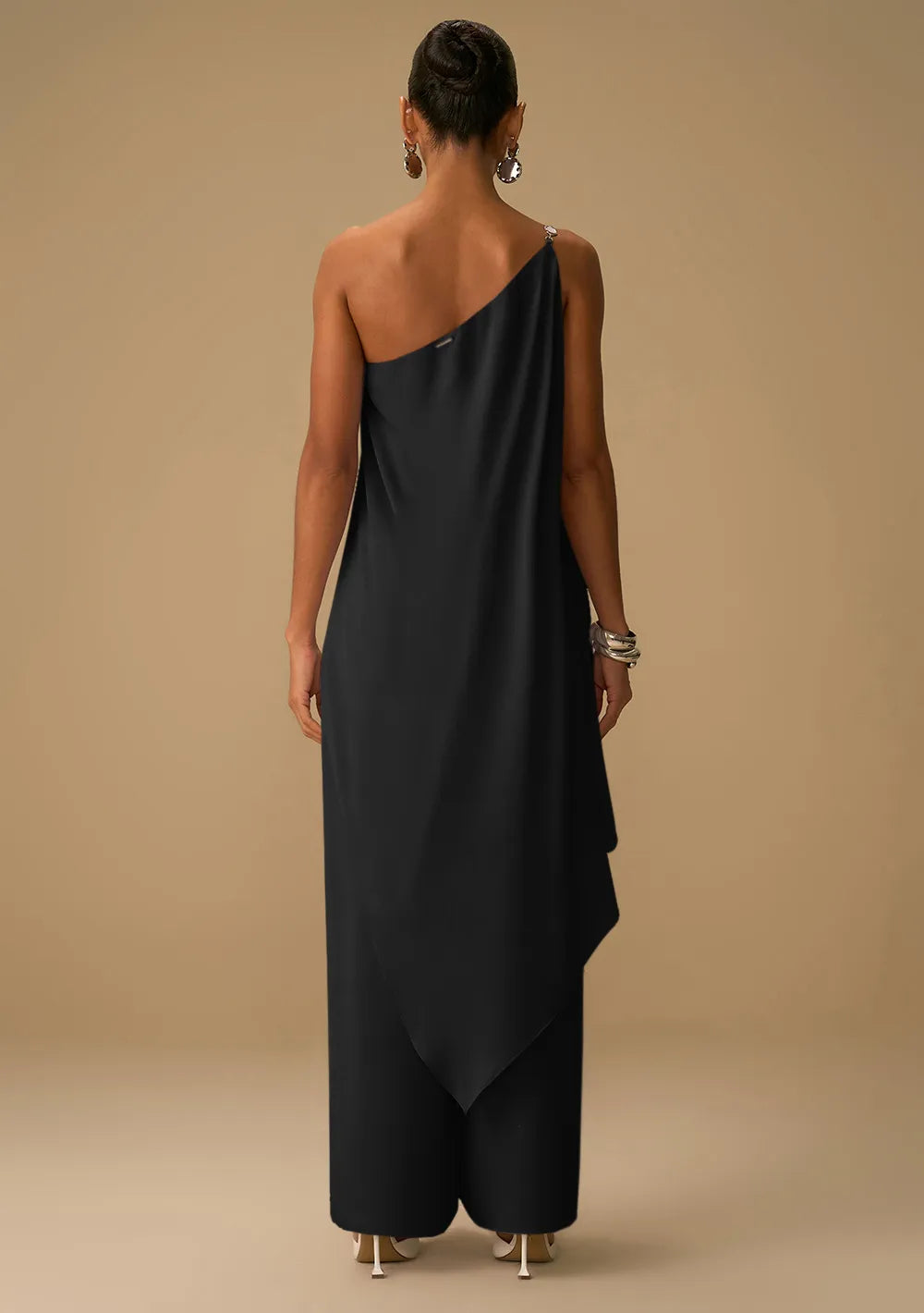 Blusa Suelta Un Solo Hombro Sin Tirantes