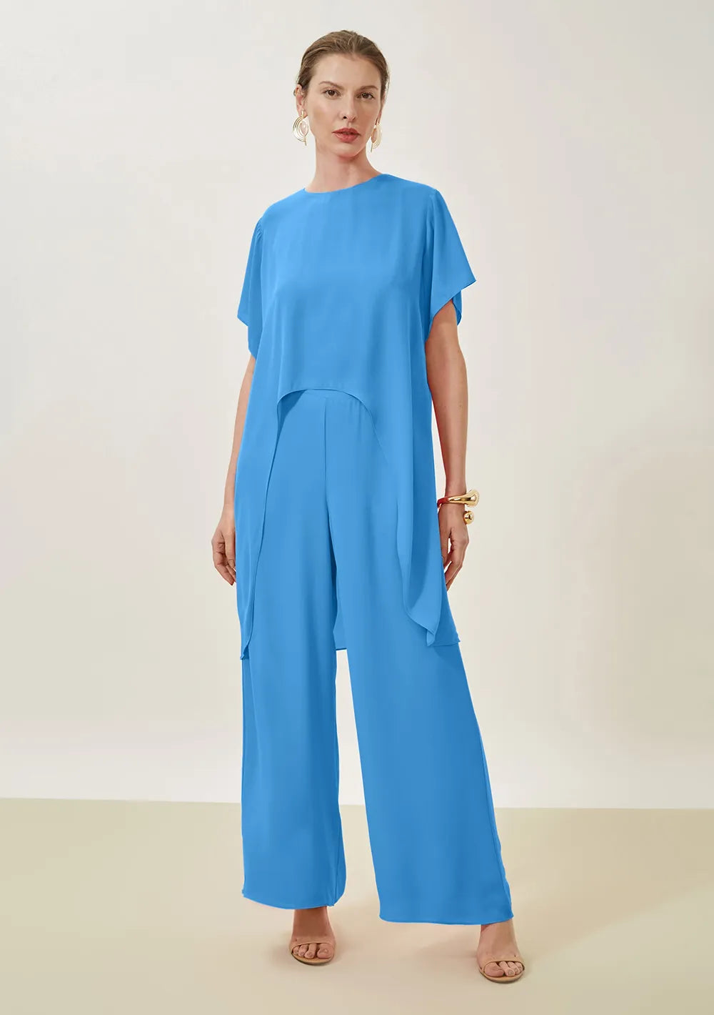 Pantalón Pantalona Tiro Alto