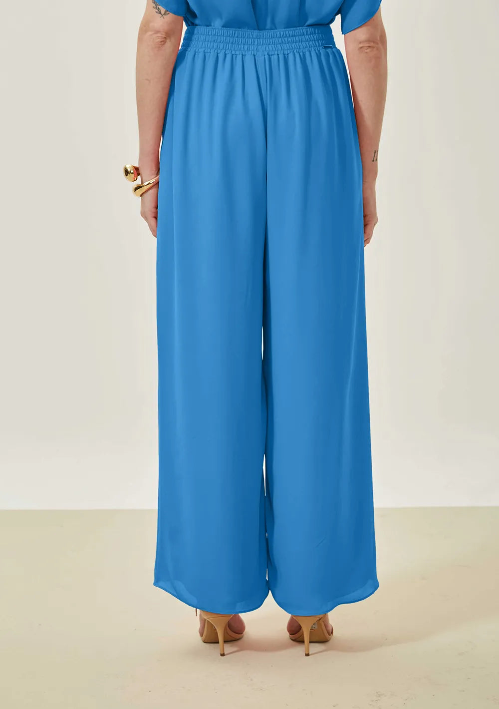 Pantalón Pantalona Tiro Alto