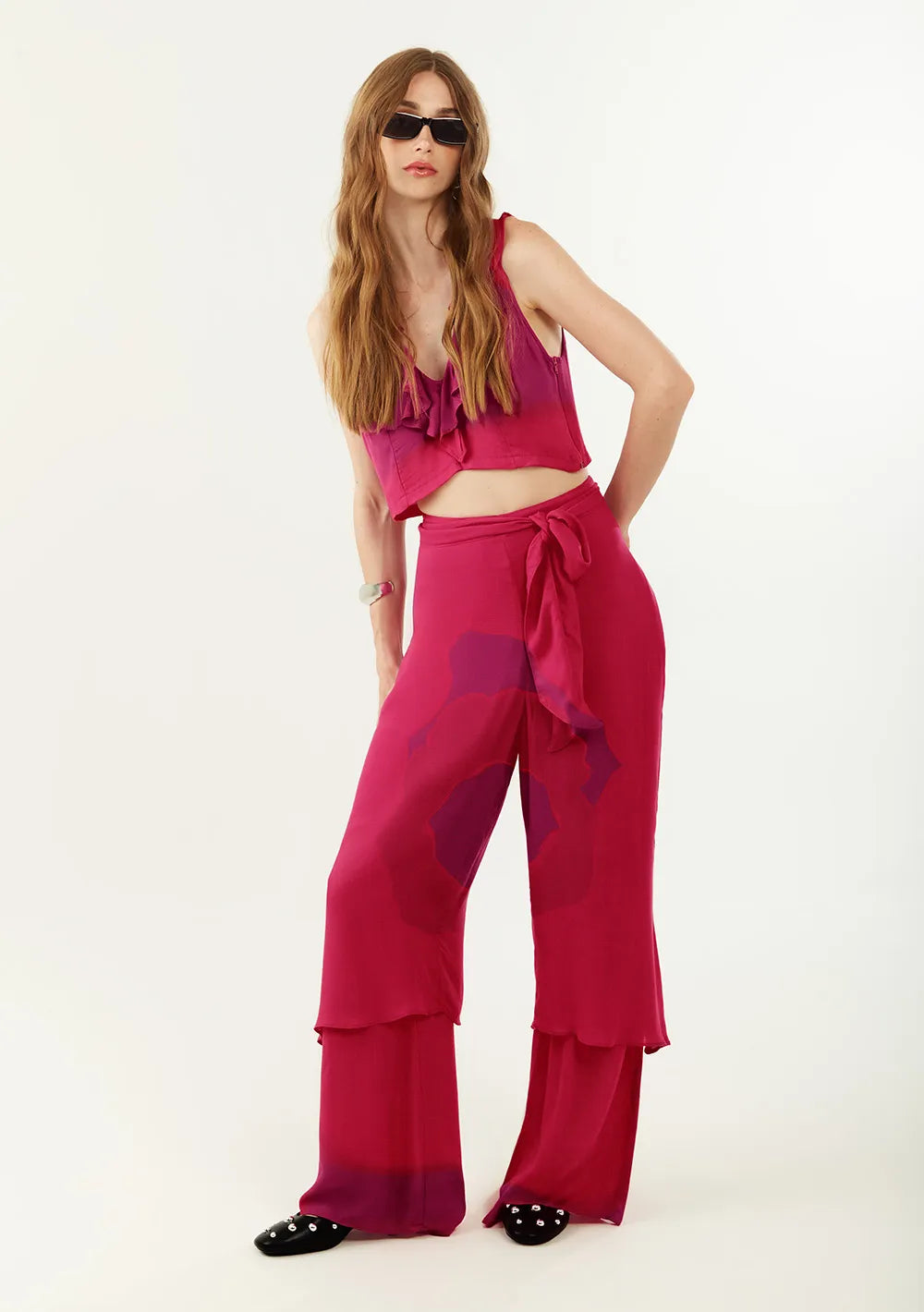 Pantalón Palazzo Tiro Alto