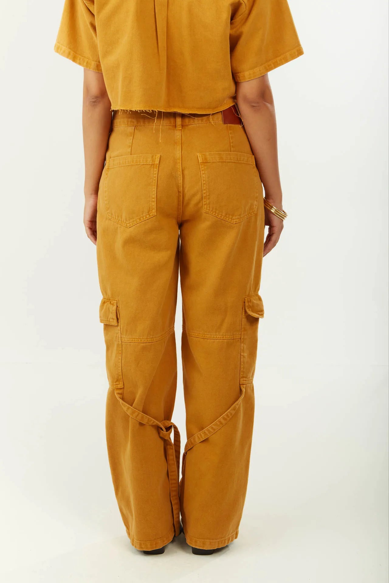 Pantalón Recto Tiro Alto