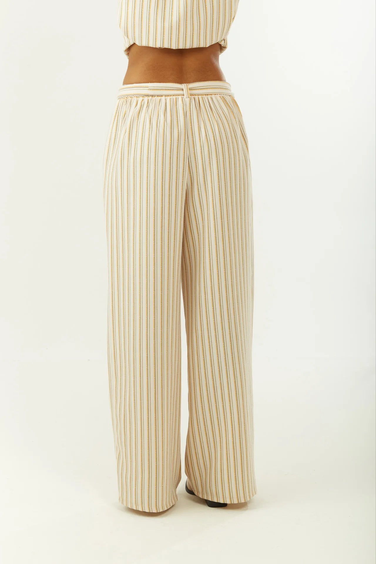 Pantalón Recto Tiro Alto