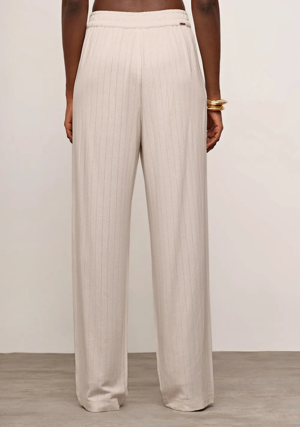 Pantalón Recto Tiro Alto