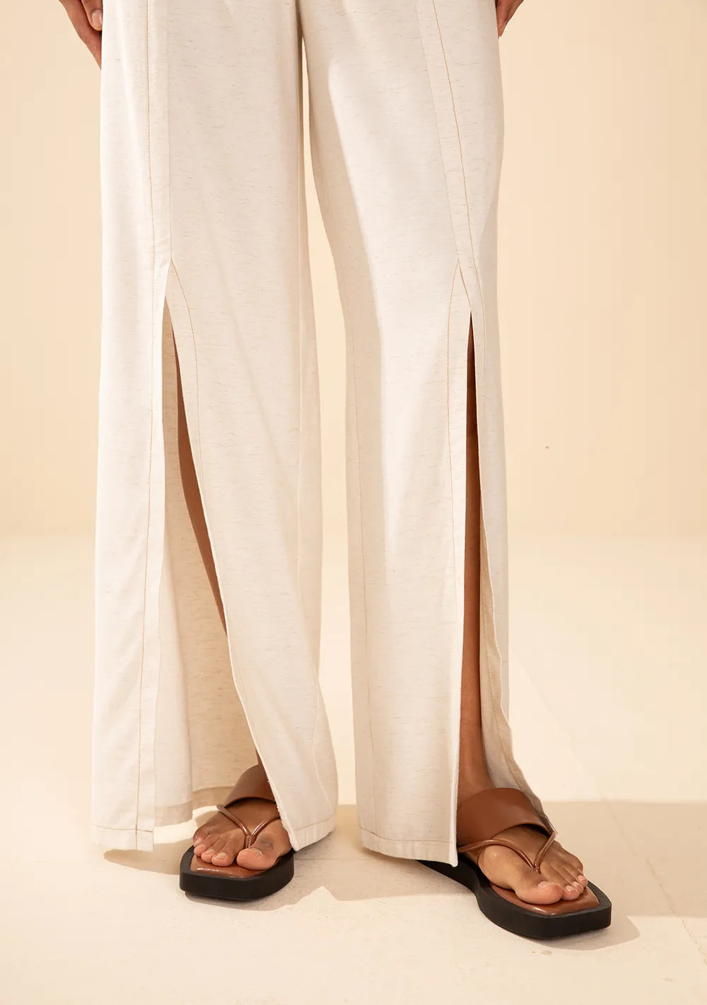 Pantalón Recto Tiro Alto