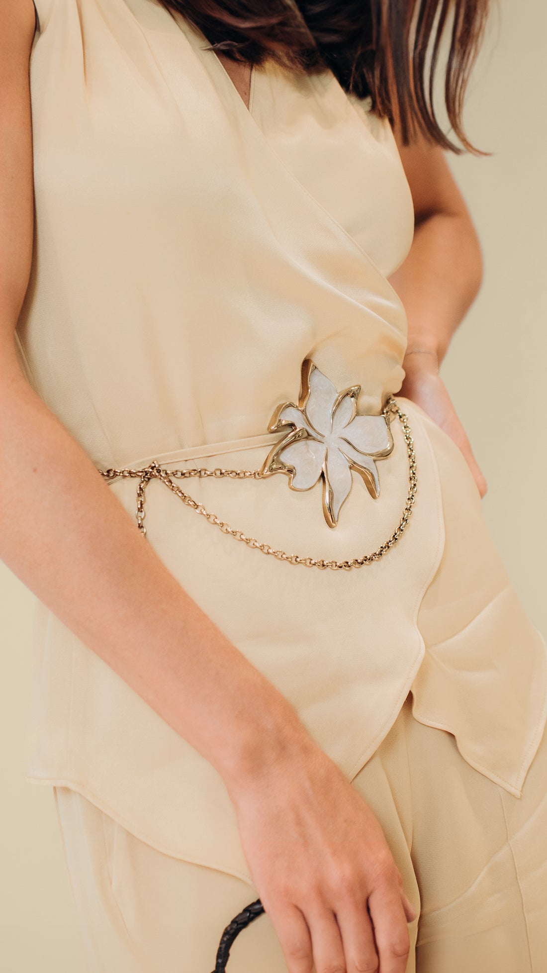 Cinto de Cintura Medio Maxi Floral