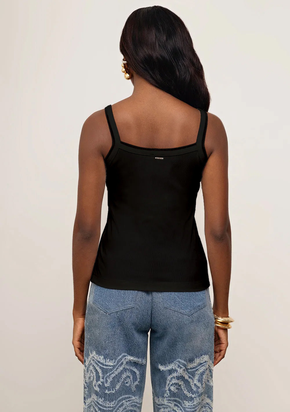 Camisilla Ajustada Escote Redondo