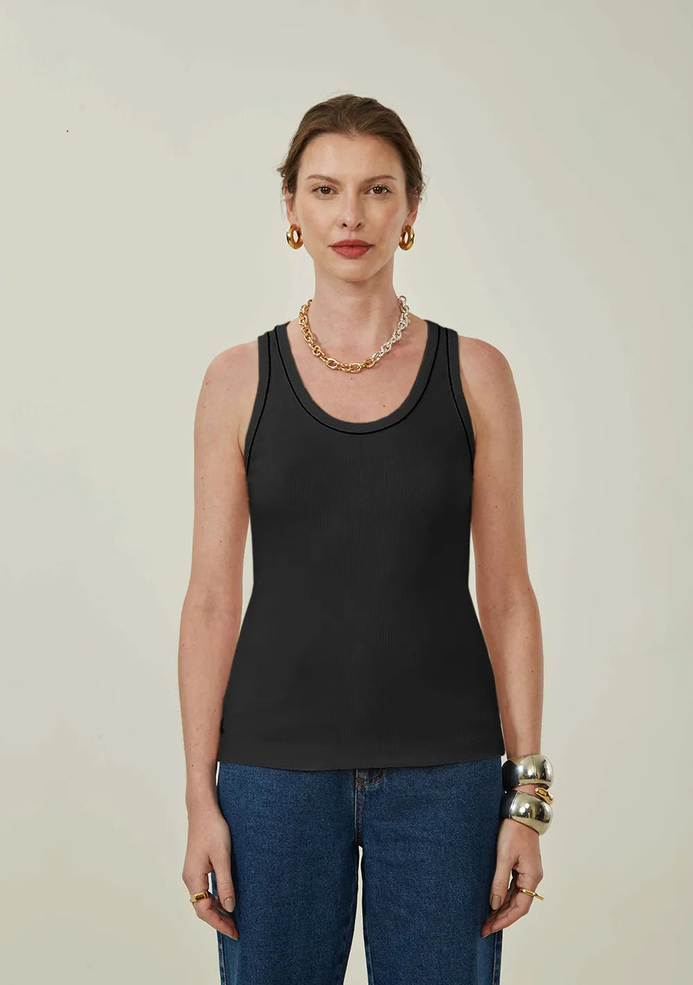 Camisilla Al Cuerpo Escote Redondo