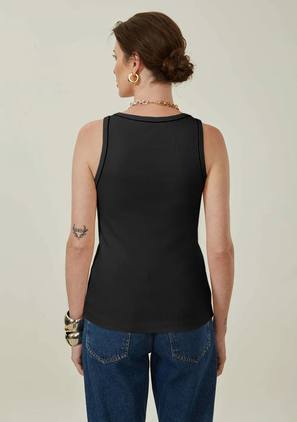 Camisilla Al Cuerpo Escote Redondo