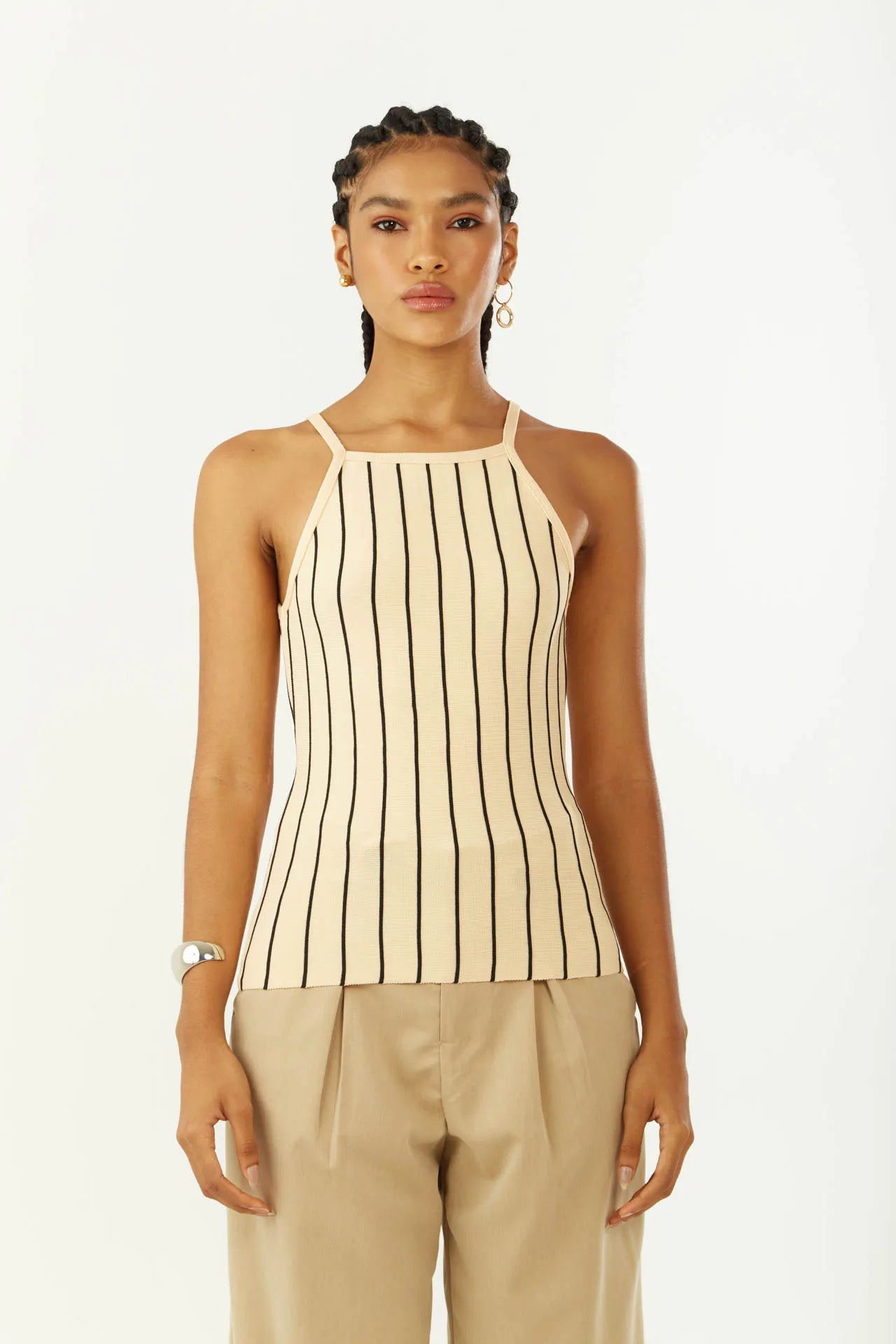 Camisilla Ajustada Escote Cuadrado