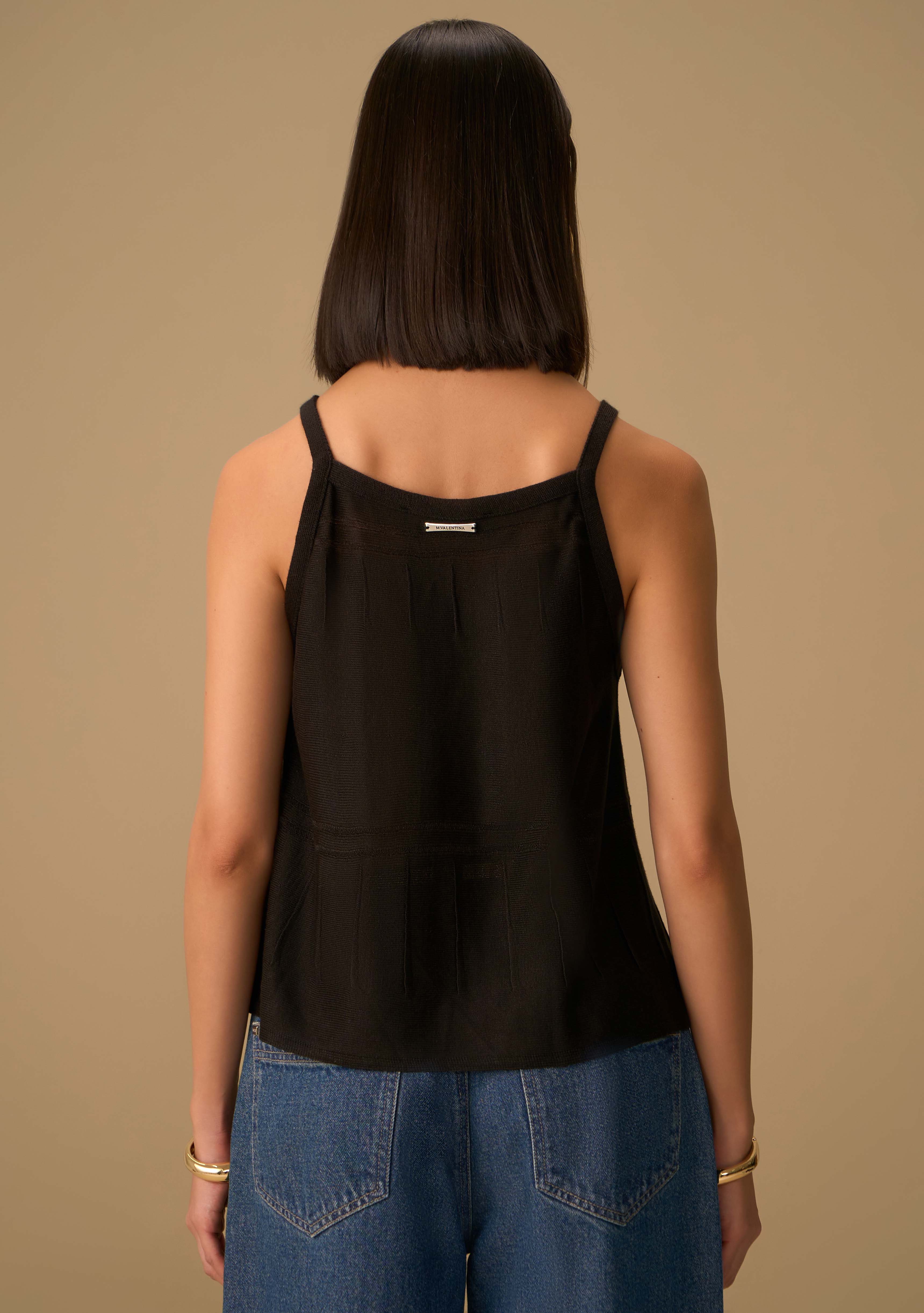 Camisilla Suelta Escote Cuadrado Cropped