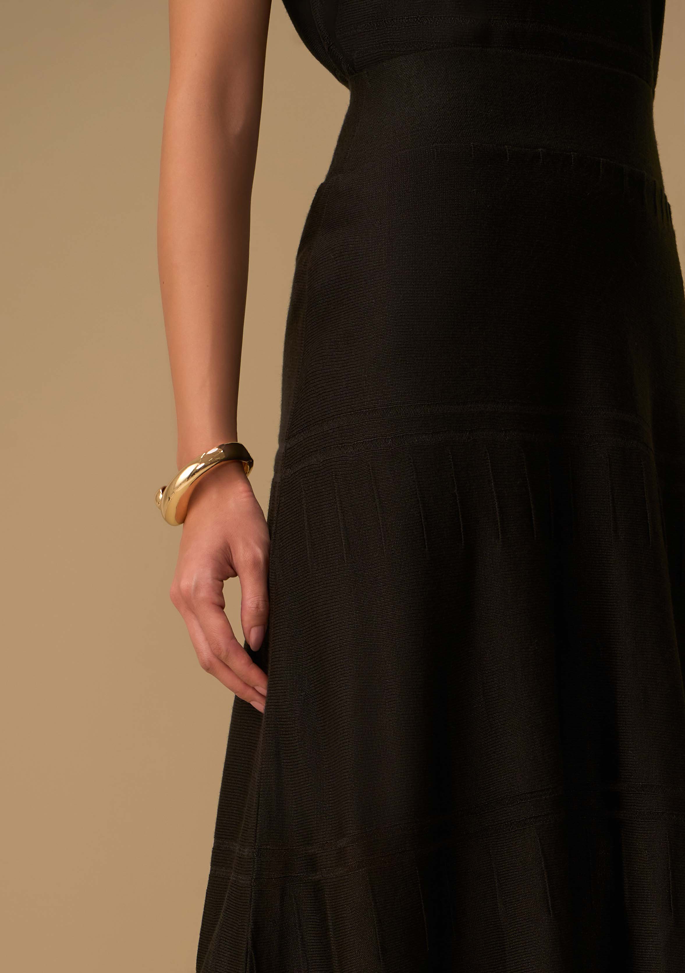 Pollera Evasé Tiro Alto Midi