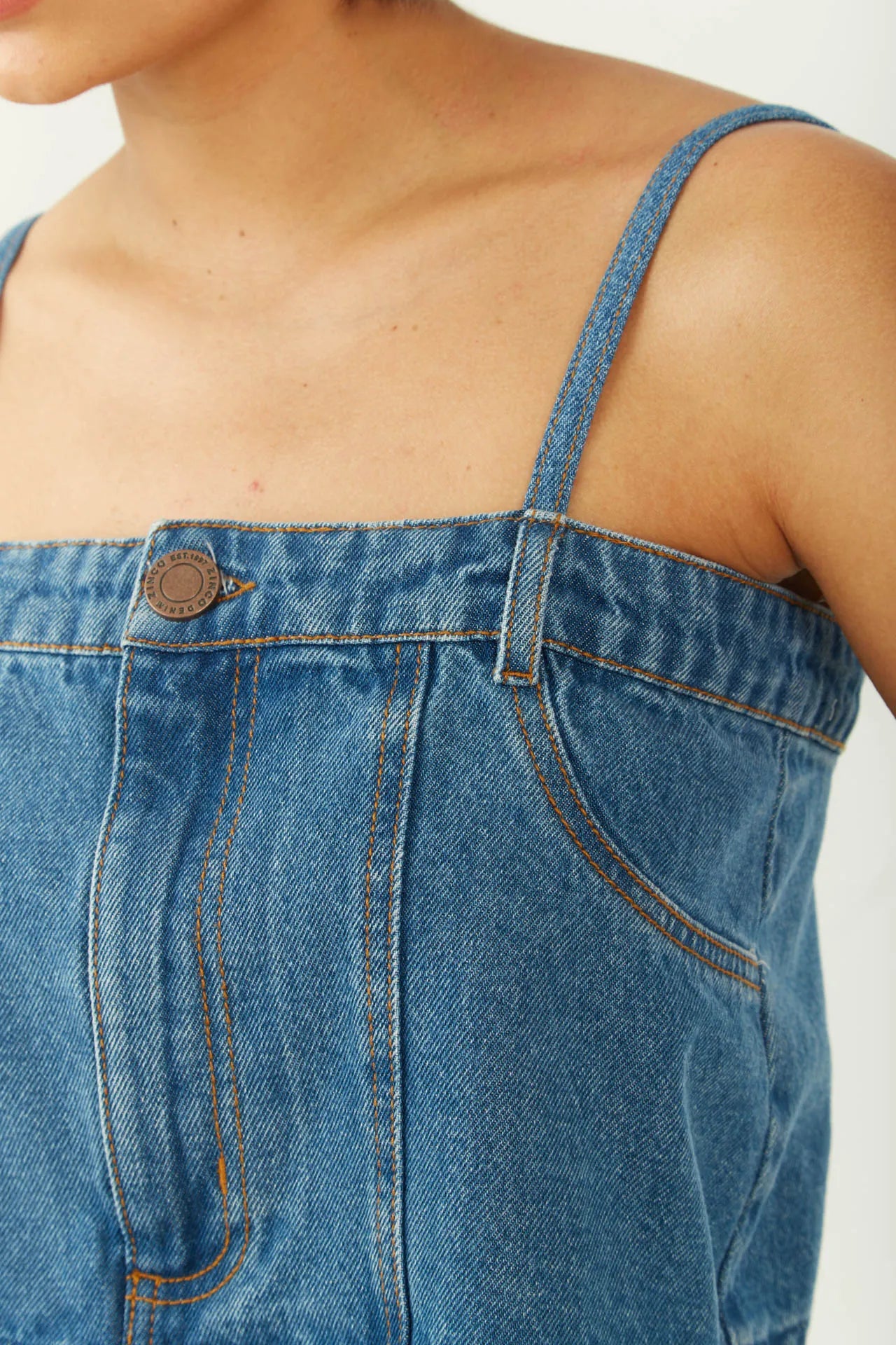 Top Escote Recto Tirante Fino